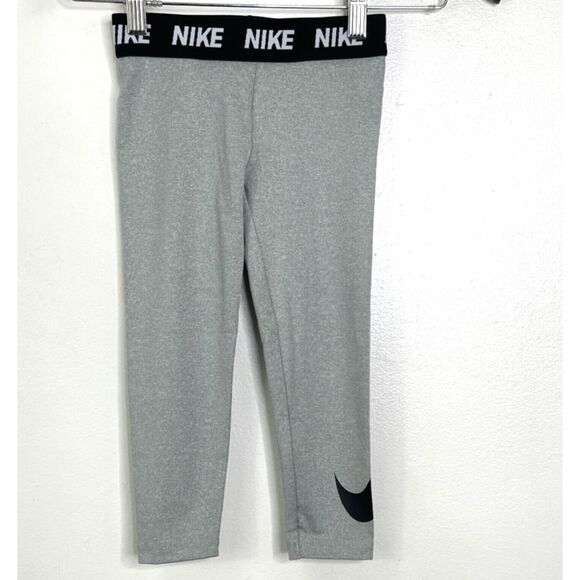 New Nike Sport Essentials Printed Leggings Youth Girls Size 6 - Picture 1 of 8